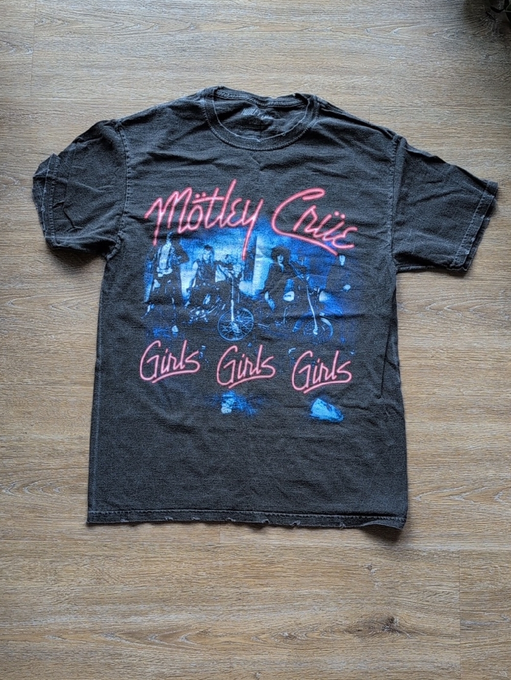 Motley Crue Band Tee 'Girls Girls Girls' Graphic Tee - Small